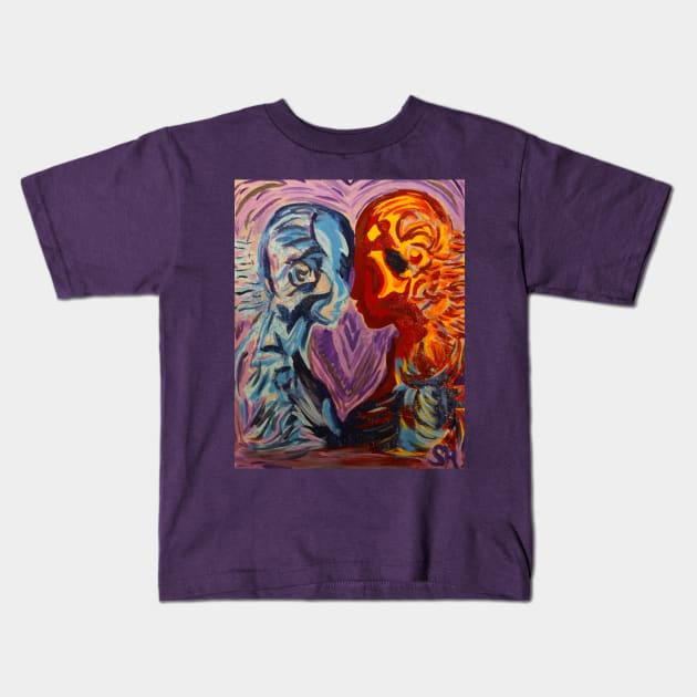 "The Couple" By Scott Hulderson Kids T-Shirt by Scott Hulderson